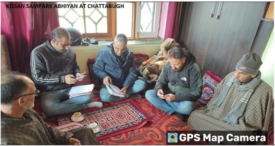 Farmers Orientation program under HADP held in the district Budgam at Chattbugh