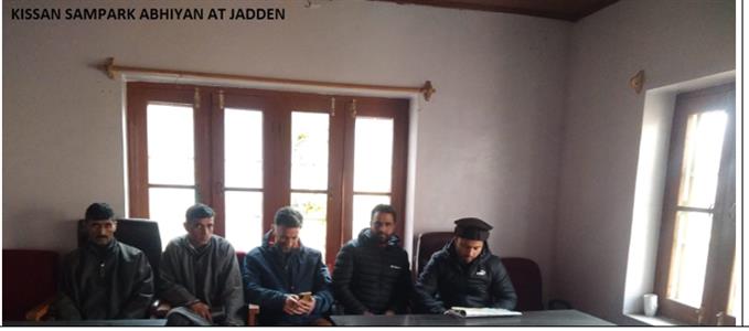 Farmers Orientation program under HADP held in district Budgam at Jadde