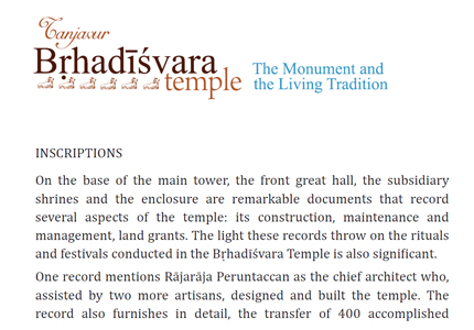 Description of Inscription