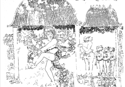 Line Drawing - Chidambaram Nataraja