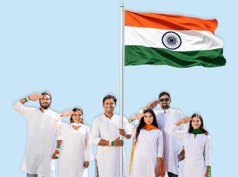 Selfie with the Tiranga